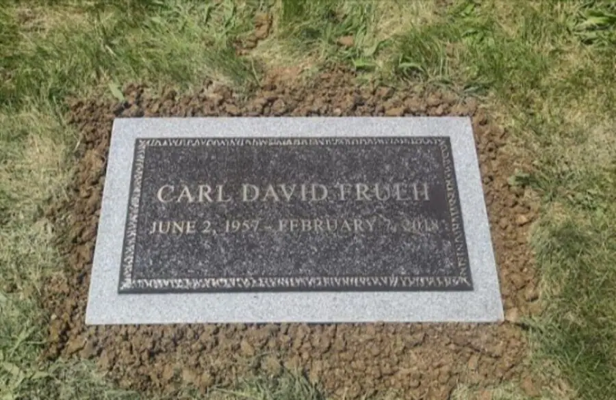 Rectangular Bronze & Granite memorial in Bronze, Georgia Grey, by Stoltz Memorials
