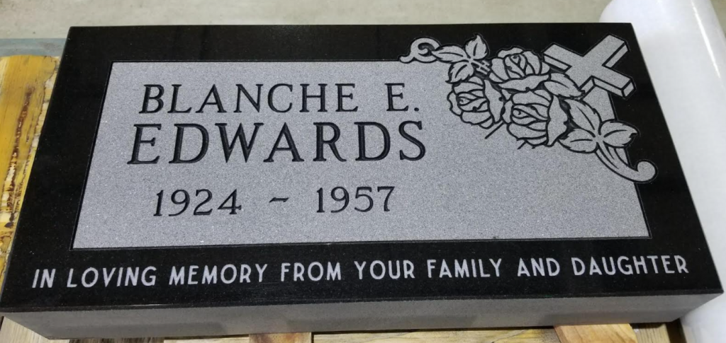 Edwards Blanche Headstone