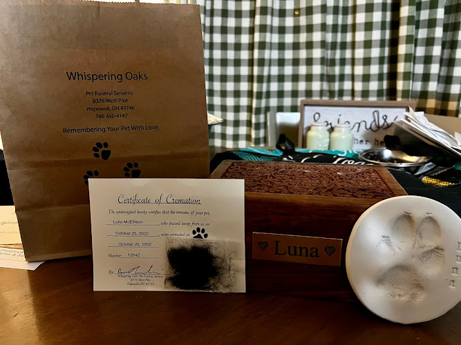 Whispering Oaks Pet Funeral Hopewell, Ohio